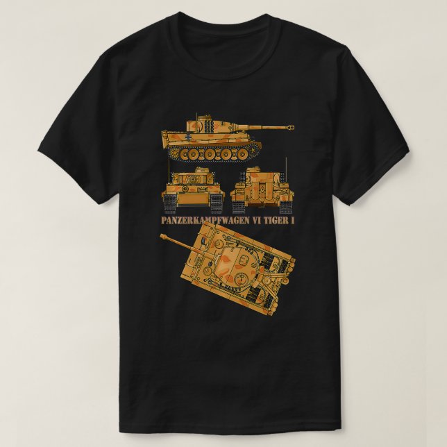 Panzer VI Tiger I WW2 German Army Tanks Diagrams  (Design Front)