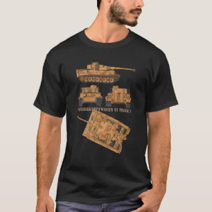 Panzer VI Tiger I WW2 German Military Tanks Diagra