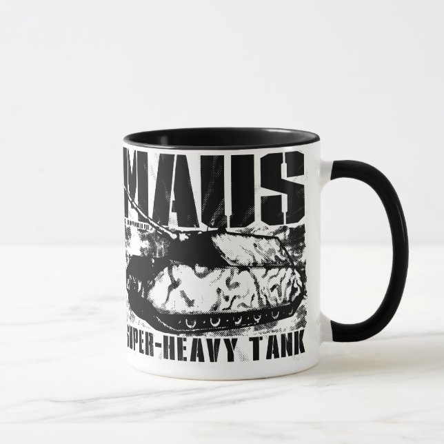 Panzer VIII Maus 11 oz Ringer Mug (Right)