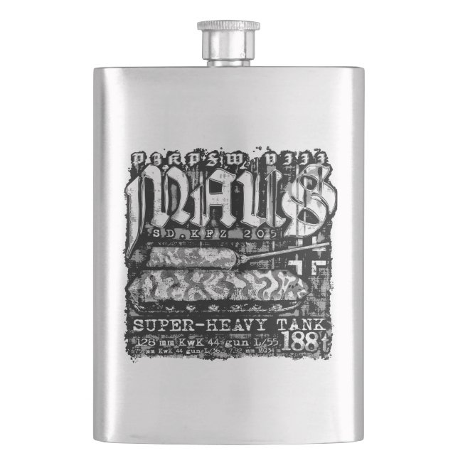 Panzer VIII Maus Hip Flask (Front)