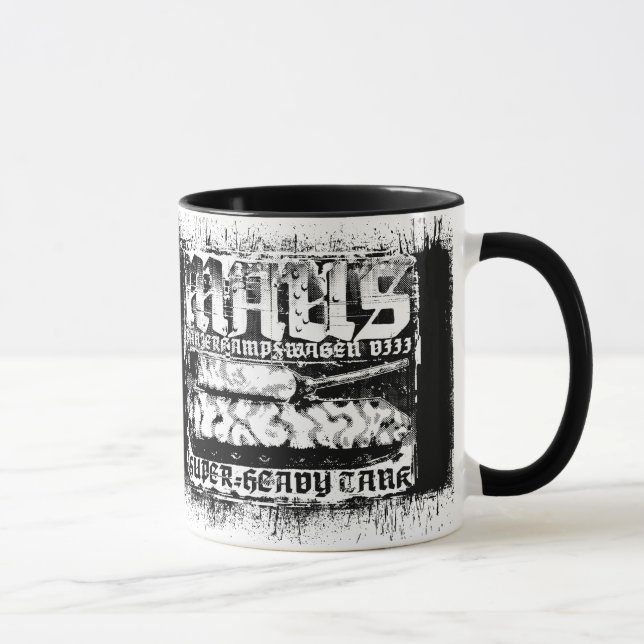 Panzer VIII Maus Ringer Coffee Mug (Right)
