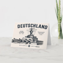 Panzerschiff Deutschland Greeting Card