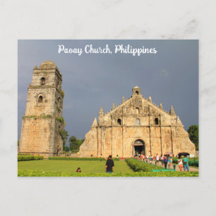 Paoay Church of the Philippines Postcard