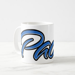 Paolo First Name Name Blue Tasse Kaffeetasse Coffee Mug