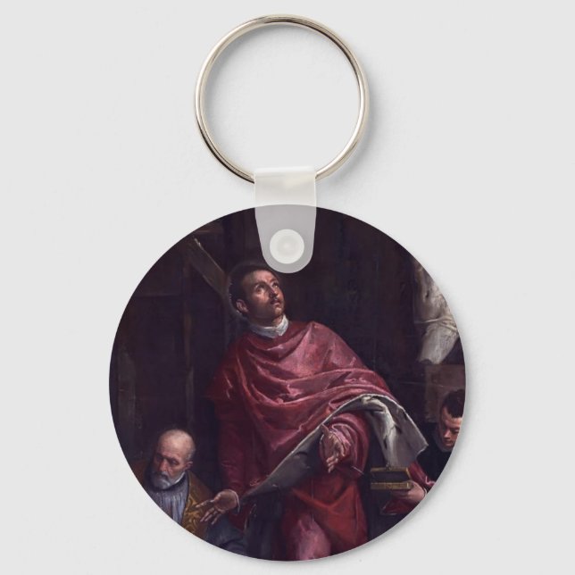 Paolo Veronese- Conversion of St Pantaleon Key Ring (Front)