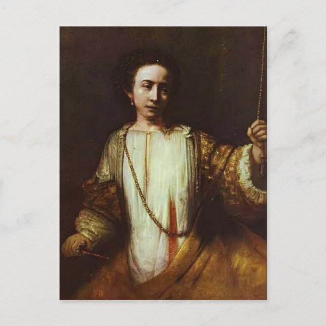 Paolo Veronese- Lucretia Postcard (Front)