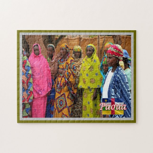 Paoua - Les femmes - Jigsaw Puzzle (Horizontal)