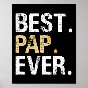 Pap Gift From Granddaughter Grandson Best Pap Poster