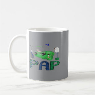 Pap Of The Birthday Boy Hole In One Golf Sport Coffee Mug