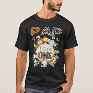 Pap Of The Wild One 1St Birthday Safari Jungle Ani T-Shirt