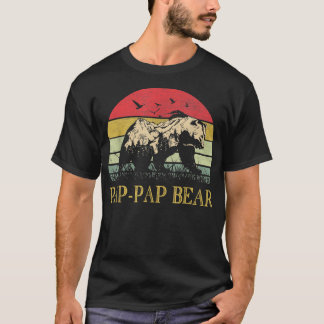 Pap-Pap Bear Vintage T Shirt Fathers Day
