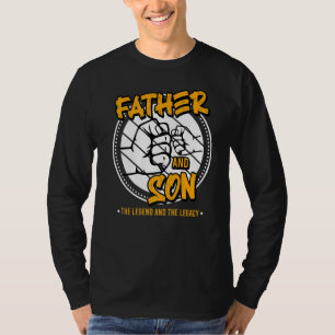 Papa 2022 Father And Son The Legend And The Legacy T-Shirt