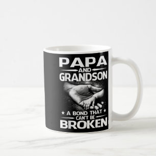 Papa And Grandson A Bond That Can't Be Broken Coffee Mug