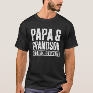 Papa And Grandson Best Friends For Life T-Shirt