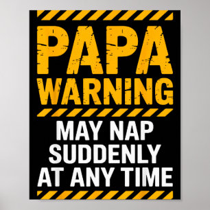 Papa Art For Grandpa Men From Grandkids Fathers Da Poster