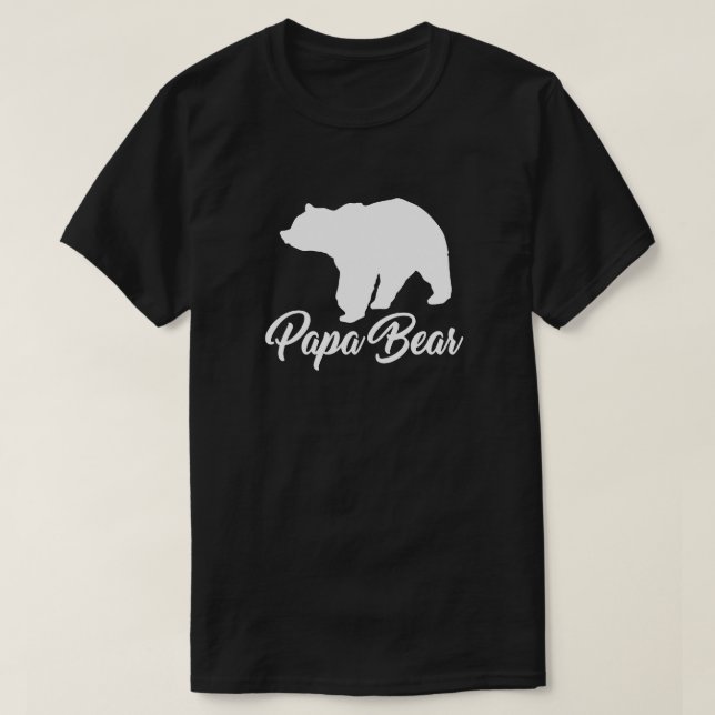 PAPA BEAR BABY BEAR FATHER SON GIFT T-Shirt (Design Front)