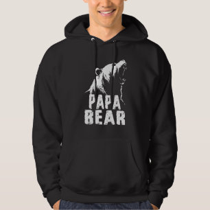 Papa Bear Best Dad Father Pop Hoodie