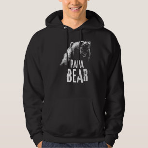 Papa Bear Best Dad  Fathers Day Father Pop Hoodie