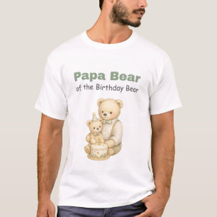 Papa Bear Birthday Shirt