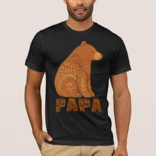 Papa Bear Classic Boho T-Shirt