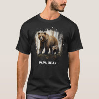 *~* PAPA BEAR Cubs AP86 artsy Father's Day Gift