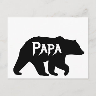 PAPA Bear, Daddy, Dad, Father’s Day Postcard
