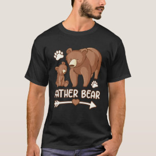 Papa Bear For Fathers Day, Daddy Bear For Papa T-Shirt