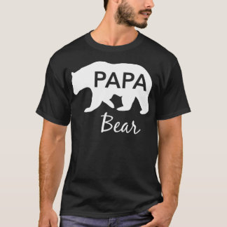 Papa Bear Great Gift For Dad Grandpa Father Day  T-Shirt