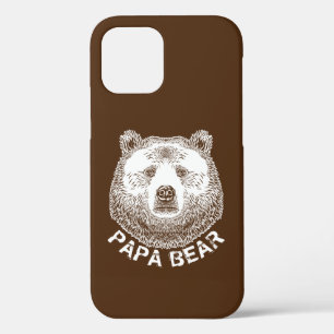 Papa Bear, Hand Drawn Illustration iPhone 12 Pro Case