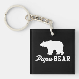 Papa Bear Key Ring