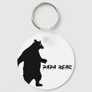 Papa Bear Key Ring