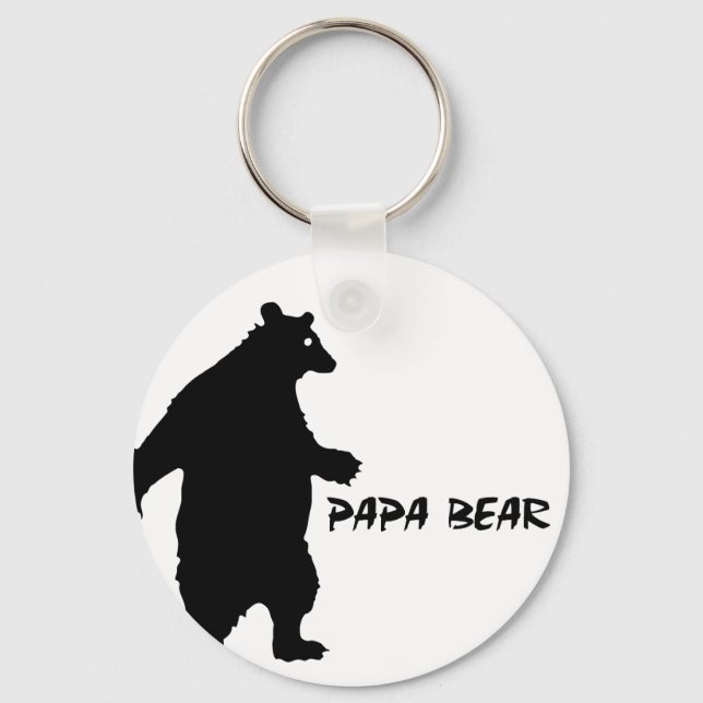 Papa Bear Key Ring (Front)