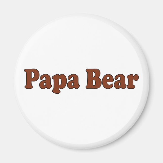 Papa Bear Magnet (Front)