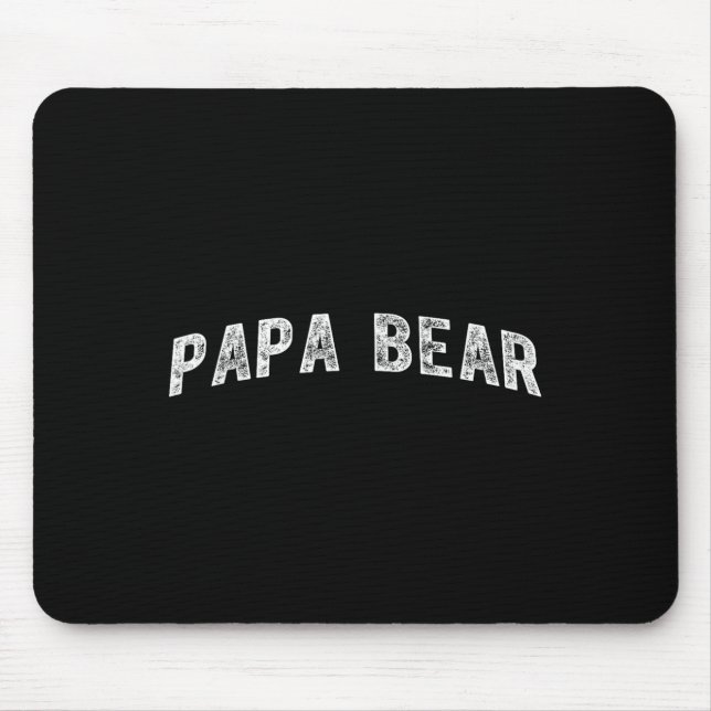 Papa Bear  Mouse Pad (Front)