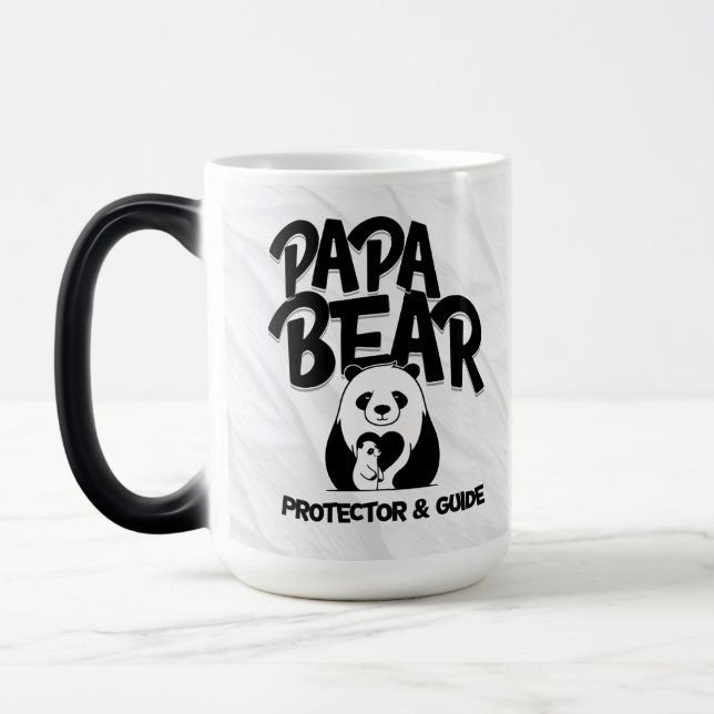 Papa Bear Mug – Protector & Guide Panda Design  (Left)