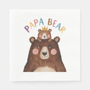 Papa Bear Napkin