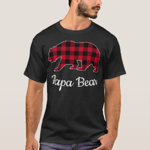 Papa Bear Pajama Red Buffalo Plaid Sweatshirt T-Shirt