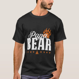 Papa Bear Paw Print Shirt