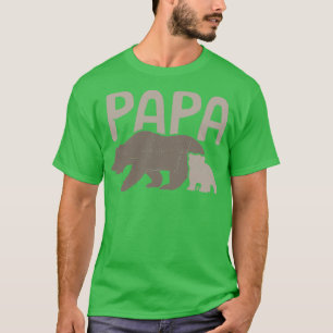 Papa Bear Shirt Papa Of One Gift 2
