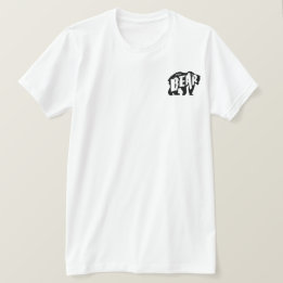 Papa Bear Silhouette.Black T-Shirt