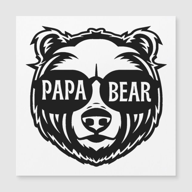 Papa Bear Sunglasses Father's Day  (Front)