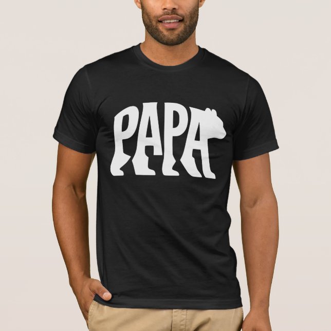 Papa Bear  T-Shirt (Front)