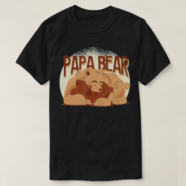 Papa Bear  T-Shirt (Design Front)
