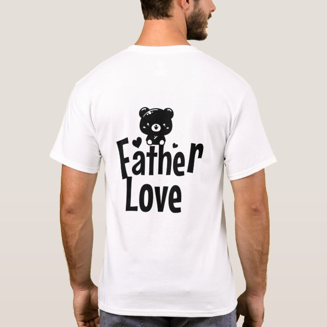 Papa Bear T-Shirt – Protector & Guide | Cute Panda (Back)