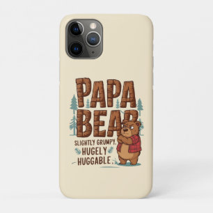 Papa Bear Vibes – Slightly Grumpy, Hugely Huggable iPhone 11 Pro Case