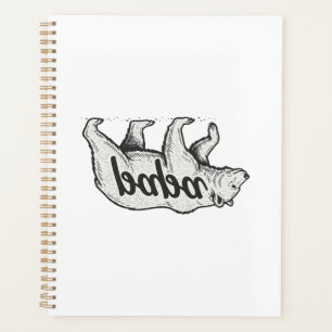 Papa Bear Vintage Engraving Vector Design_1 Planner