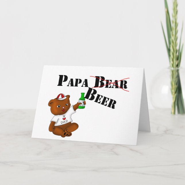 Papa Beer Card (Front)
