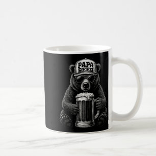Papa Beer - Funny Dad Bear Drinking Humour 2 Coffee Mug