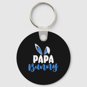 Papa Bunny Bunny Ears Key Ring