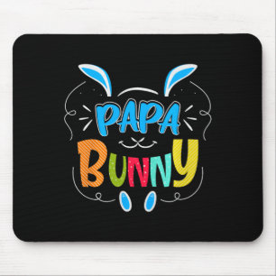 Papa Bunny Premium Tri-blend  Mouse Pad